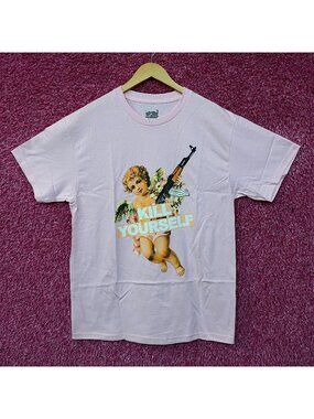 G59 Records x The Suicideboys Kill Yourself AK Cherub Hip-Hop T-Shirt Large
